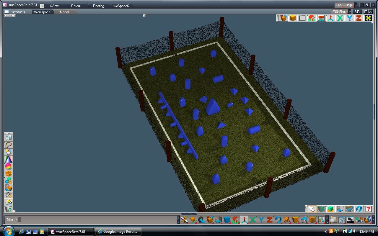 modelo 3d campo de paintball gratis TurboSquid 490997
